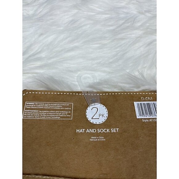 NEW Lila And Jack My First Thanksgiving Hat Sock Set Size 0-6 Months - Picture 5 of 6